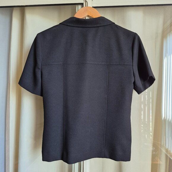 Short Sleeved Black Jacket - Picture 3 of 6